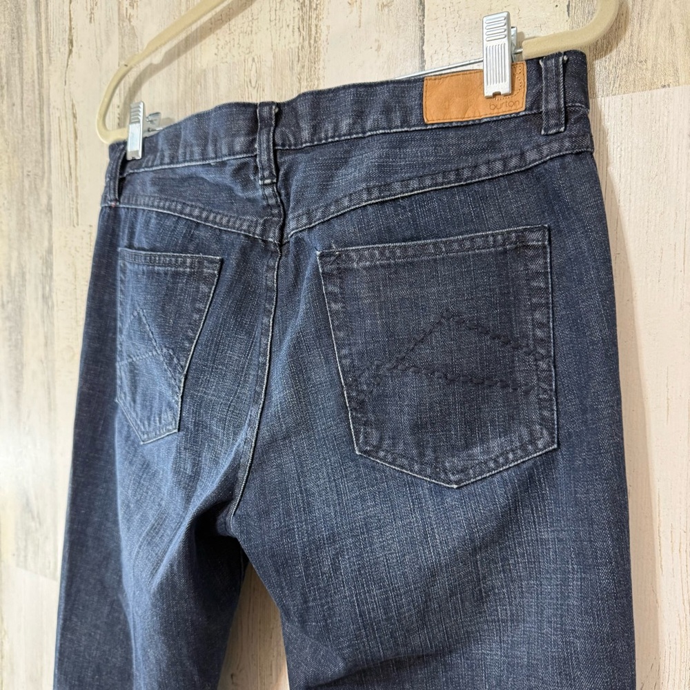 Burton Women's Dark Blue Straight Leg Jeans - Picture 8 of 10